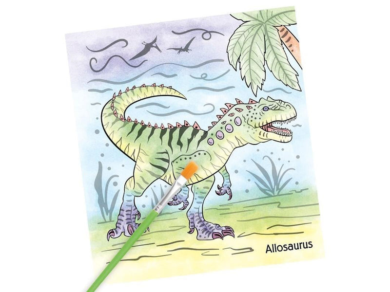 Dino World Watercolour Book