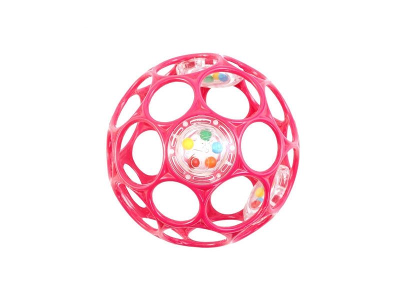Rhino Toys Oball - Rattle 10 cm - Pink