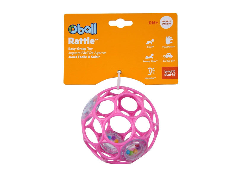 Rhino Toys Oball - Rattle 10 cm - Pink