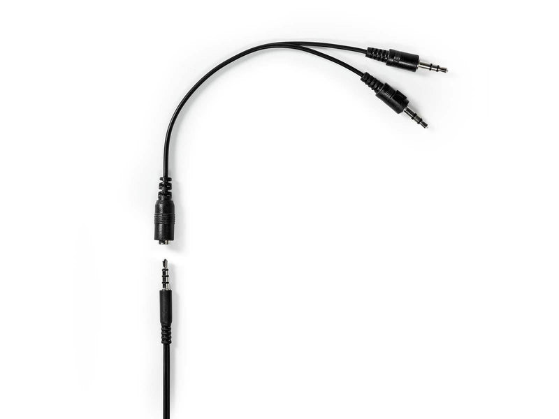 Nedis PC-headset | Over-Ear | Stereo | 1x 3.5 mm / 2x 3.5 mm