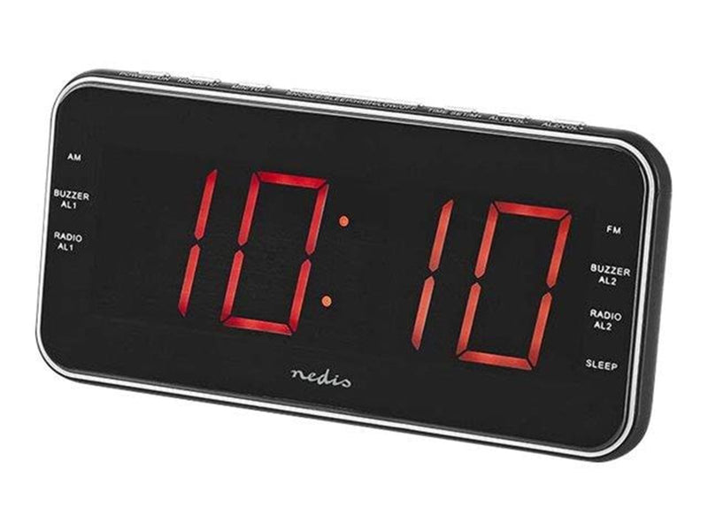 Nedis CLAR004BK - clock radio - AM/FM