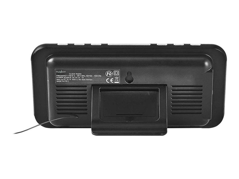 Nedis CLAR004BK - clock radio - AM/FM