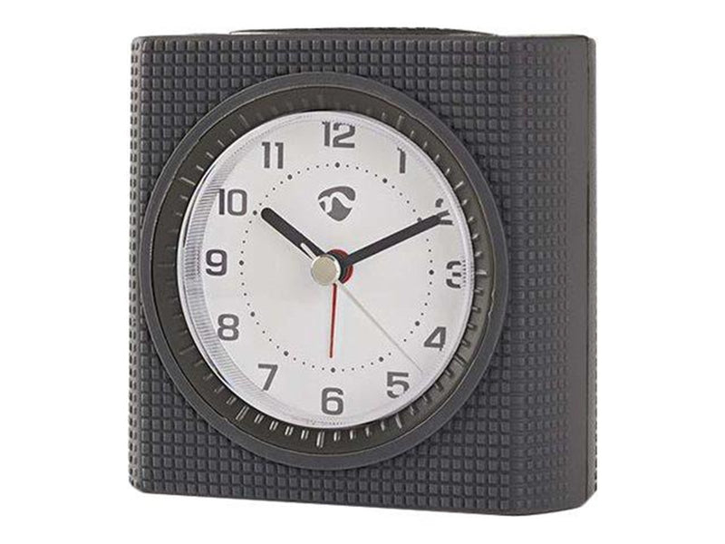Nedis - alarm clock - quartz - desktop - grey white