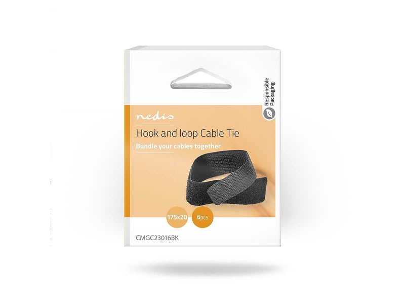Nedis CMGC23016BK cable tie