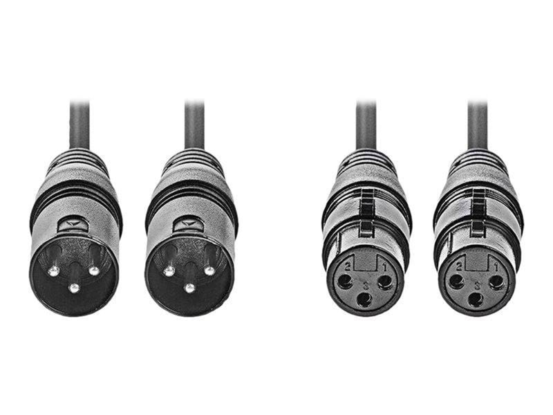 Nedis OnStage series audio extension cable - 50 cm
