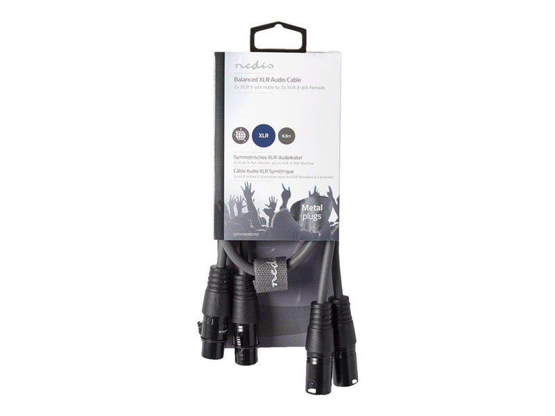 Nedis OnStage series audio extension cable - 50 cm