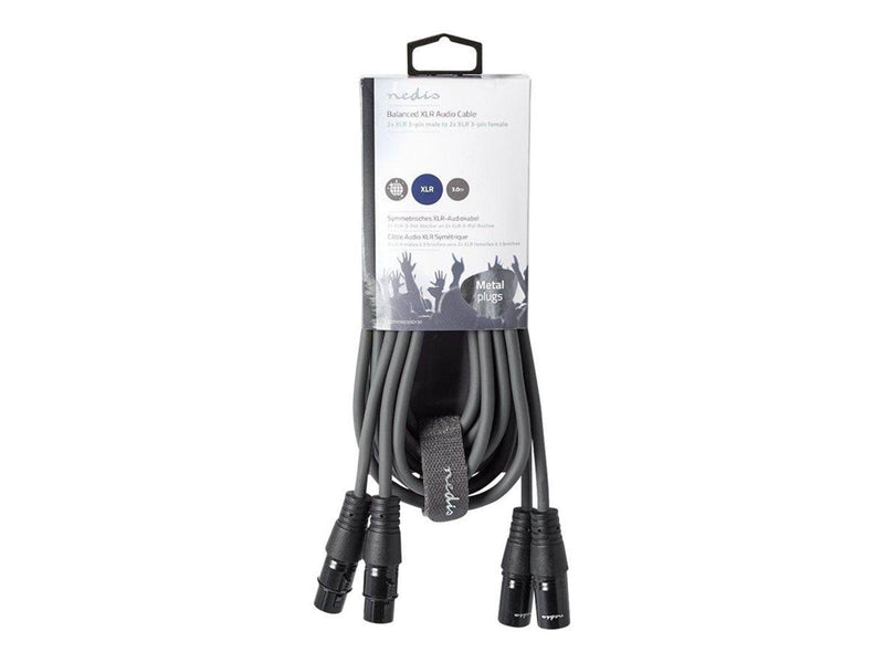 Nedis OnStage series audio extension cable - 3 m