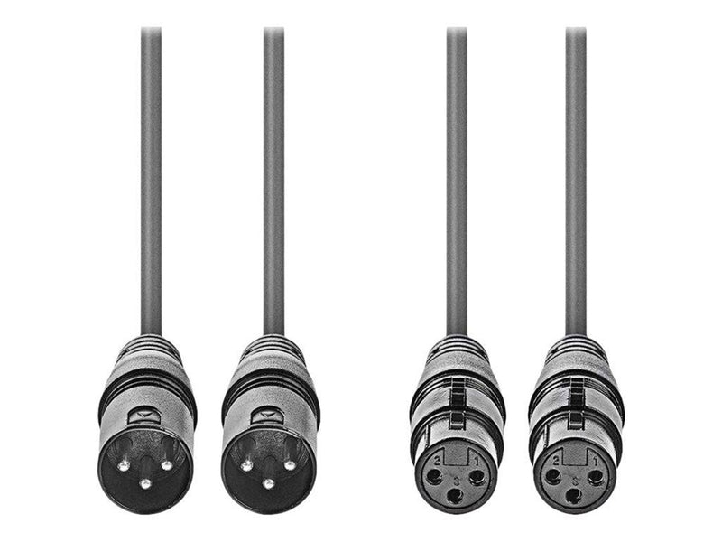 Nedis OnStage series audio extension cable - 3 m