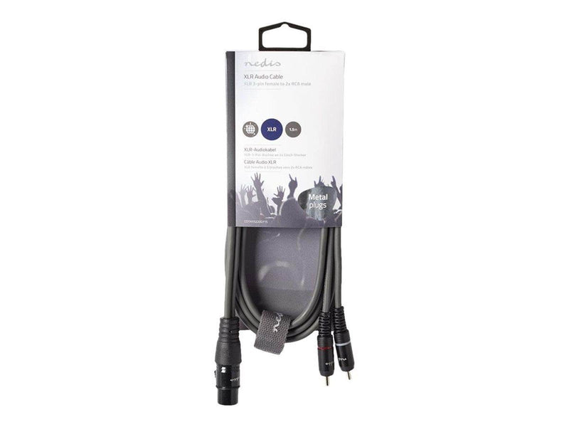 Nedis OnStage series audio cable - 1.5 m