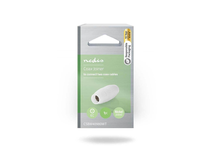 Nedis CSBW40980WT coaxial connector