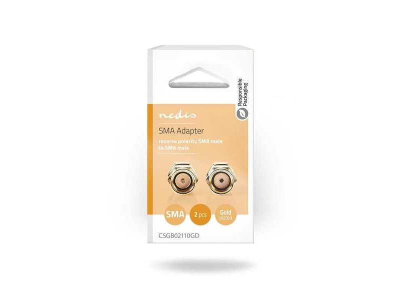 Nedis SMA adapter | SMA Male Reverse Polarity | SMA Male