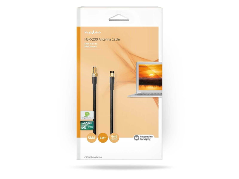 Nedis CSGB02400BK100 coaxial cable