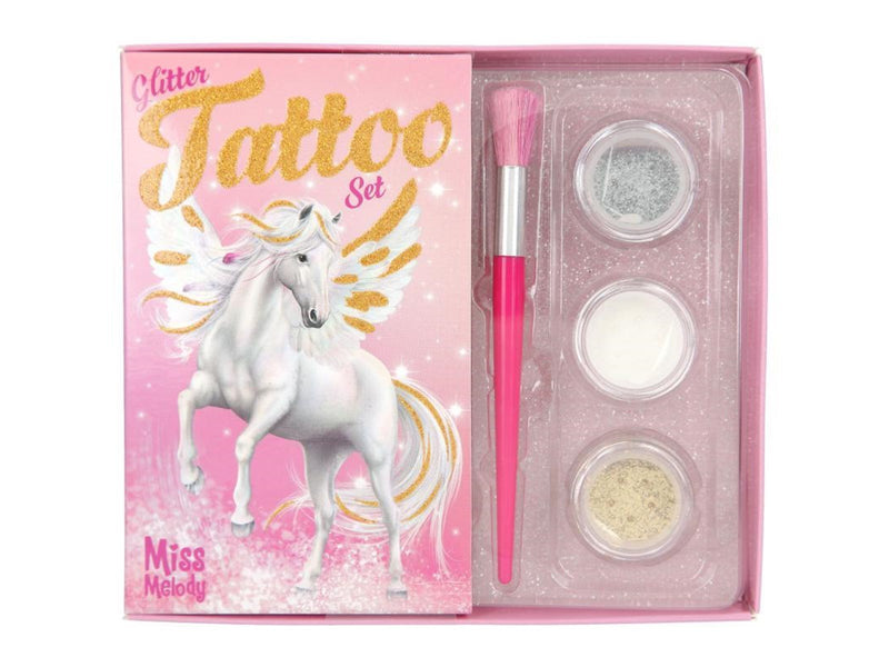 Miss Melody Glitter Tattoo Set