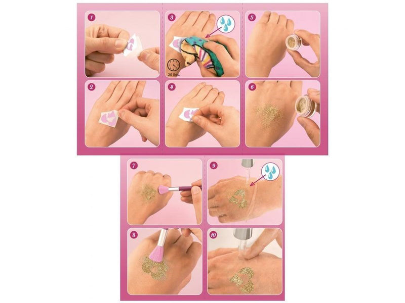 Miss Melody Glitter Tattoo Set