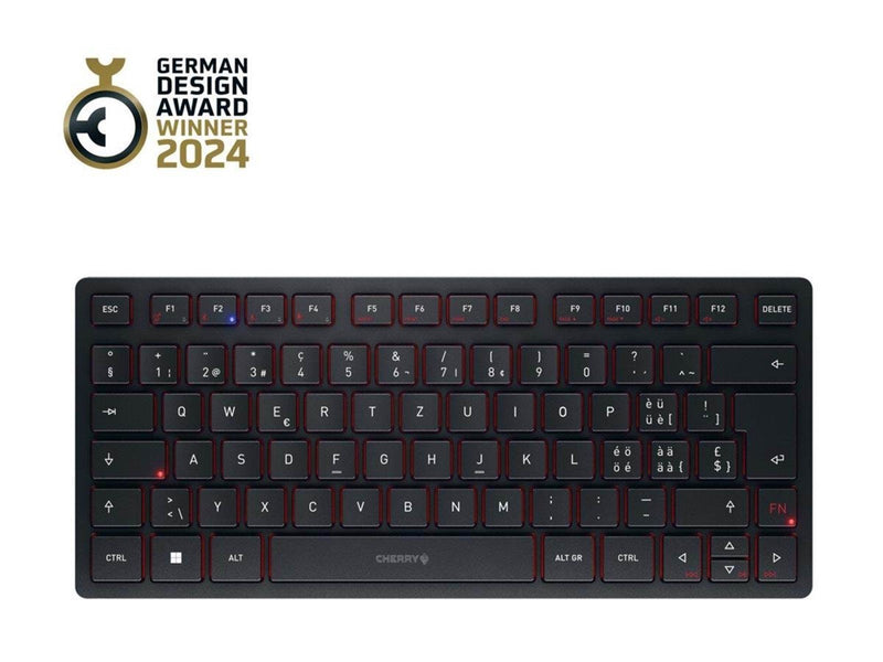 Cherry KW 9200 MINI - Tastaturen - Schweiz - Schwarz