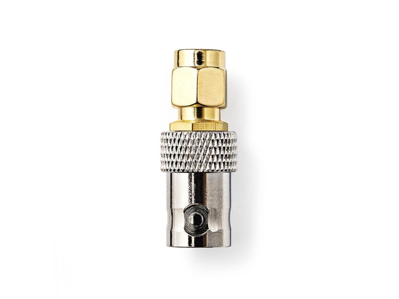 Nedis SMA adapter | SMA Male | BNC Female | Gold Plated | 50 Ohm