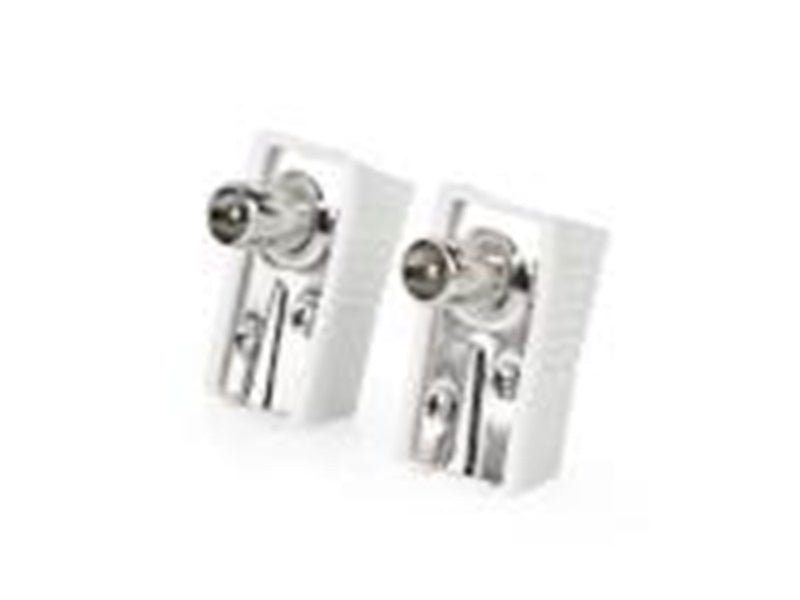 Nedis IEC (Coax) Connector | Angled | Male | Nickel Plated