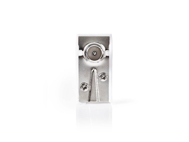Nedis IEC (Coax) Connector | Angled | Male | Nickel Plated