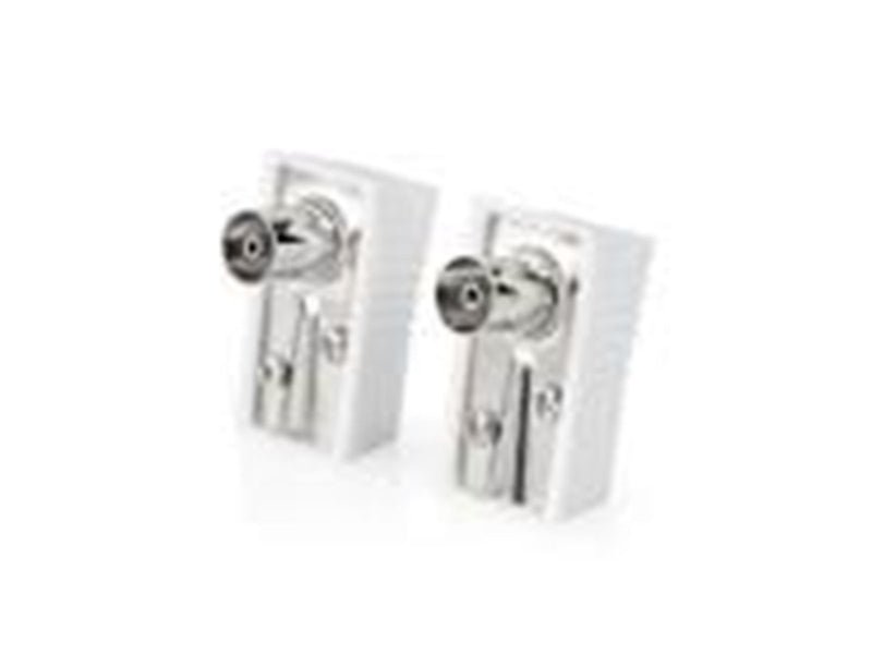 Nedis IEC (Coax) Connector | Angled | Female | Nickel Plated | 75 Ohm