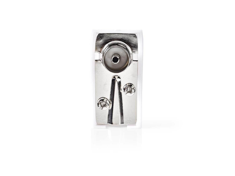 Nedis IEC (Coax) Connector | Angled | Female | Nickel Plated | 75 Ohm