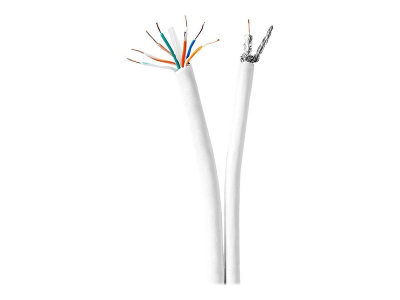Nedis Coax / CAT6 Combination Cable - bulk aerial/network cable - 25 m