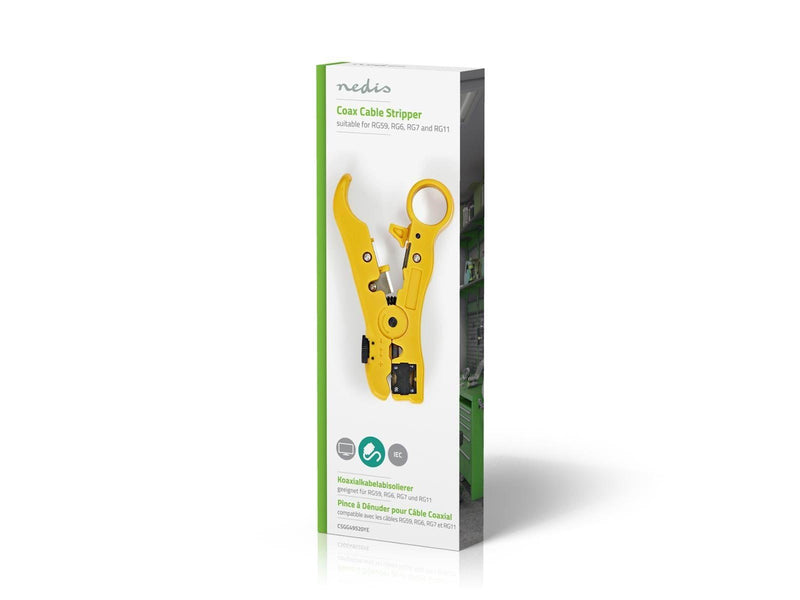 Nedis CSGG49520YE cable stripper