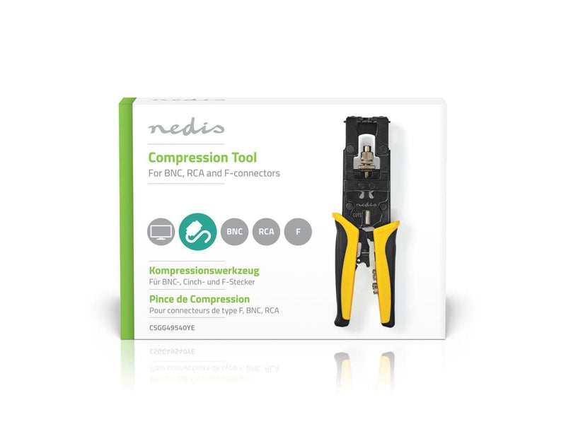 Nedis CSGG49540YE cable crimper