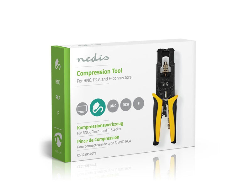 Nedis CSGG49540YE cable crimper
