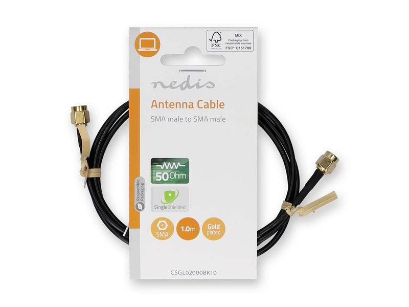 Nedis CSGL02000BK10 coaxial cable