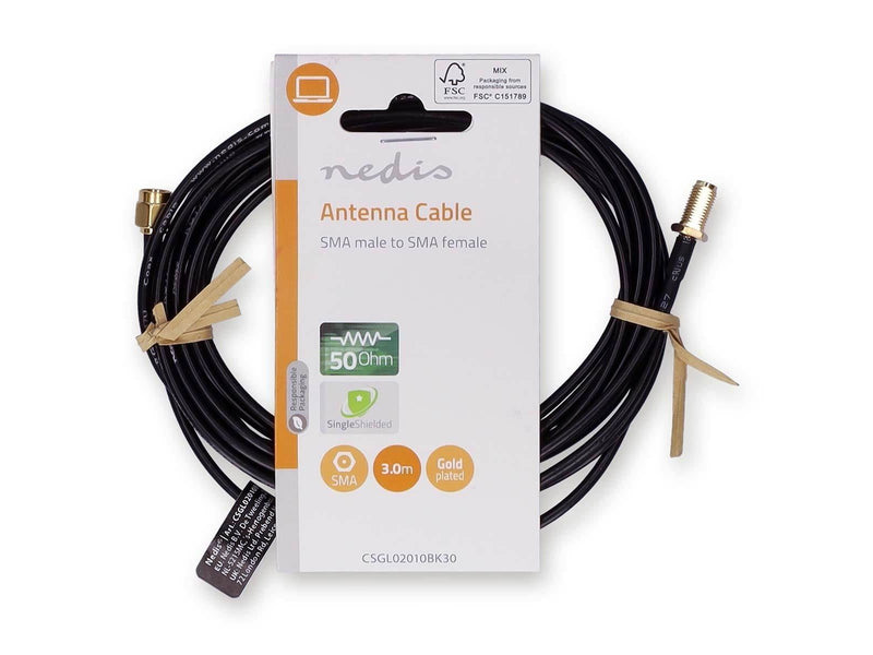Nedis CSGL02010BK30 coaxial cable