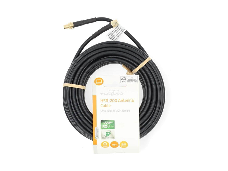 Nedis SMA Cable | SMA Male | SMA Female | Gold Plated | 50 Ohm