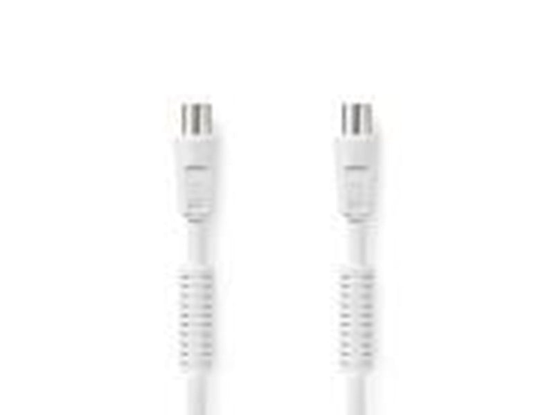 Nedis Coax Cable | IEC (Coax) Male | IEC (Coax) Female | Nickel Plated