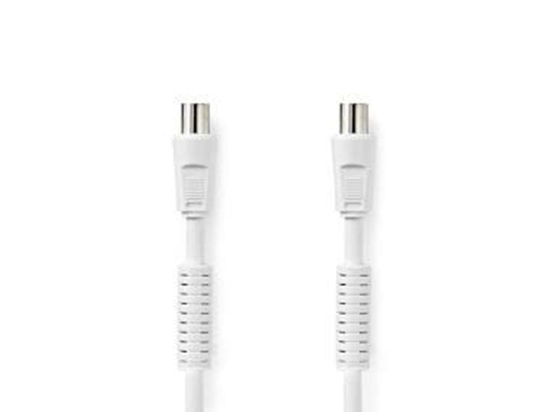 Nedis Coax Cable | IEC (Coax) Male | IEC (Coax) Female | Nickel Plated