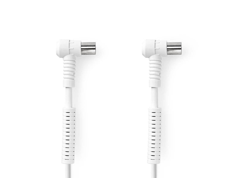 Nedis Coaxkabel | IEC (Coax) Male | IEC (Coax) Female | Vernikkeld | 120 dB | 75 Ohm | Viervoudig Afgeschermd | 3.00 m | Rond |