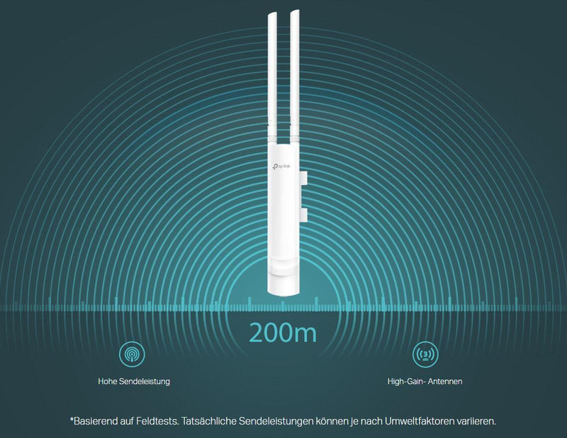 TP-LINK EAP110-OUTDOOR 300Mbit/s-WLAN-Outdoor-Accesspoint