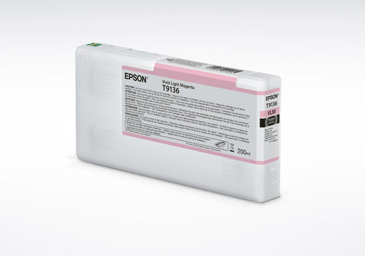 Epson Original T9136 Druckerpatrone Vivid magenta hell 200ml (C13T913600)