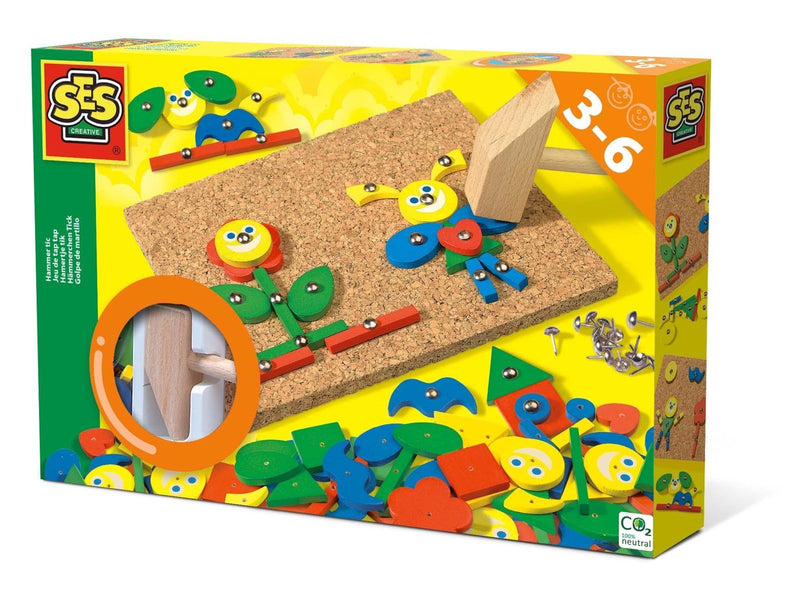 SES Creative - Hammer tic shapes imagination
