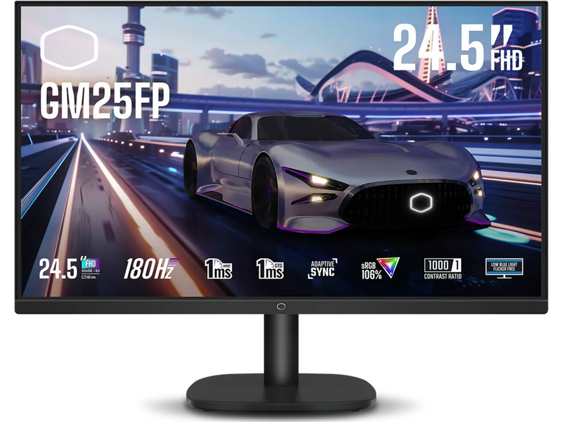 24,5" Cooler Master GM25FP - 1920x1080 - 180Hz - IPS