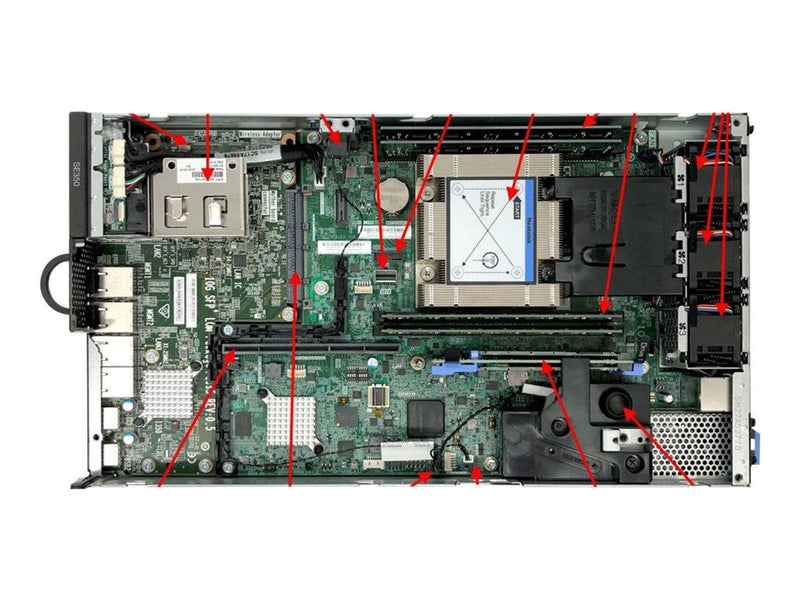 Lenovo ThinkSystem SE350 - Desktop Mounting - rack-mountable Xeon D-2143IT 2.2 GHz - 32 GB - no HDD