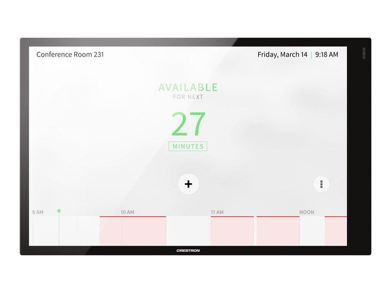 Crestron Electronics Crestron TSW-1070-GV-B-S - control panel with touch screen - 10.1 in wall mount - smooth black - TAA Compli