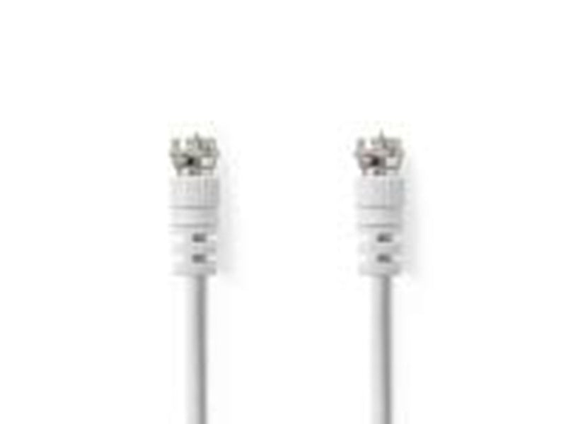 Nedis Satellite & Antenna Cable | F Male | F Male | Nickel Plated | 75 Ohm