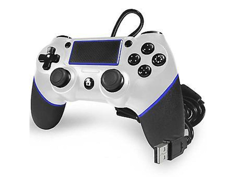 Teknogame Phantom P4 - White - Wired Controller - Sony PlayStation 4
