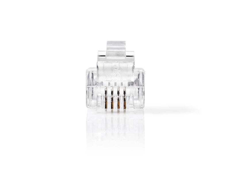 Nedis Telecom Connector | Connector type: RJ11 | Straight