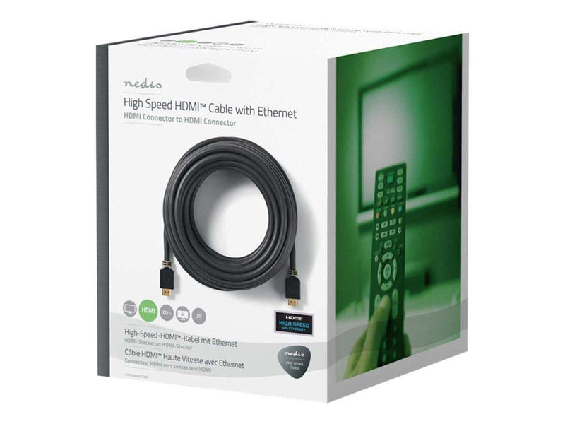 Nedis HDMI cable with Ethernet - 20 m