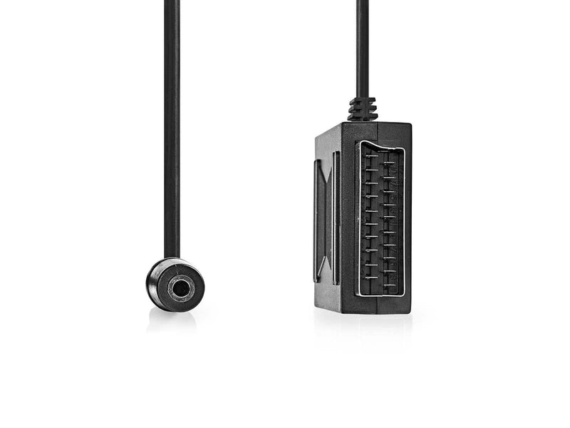 Nedis SCART Cable | SCART Male | SCART Female / 3.5 mm Female