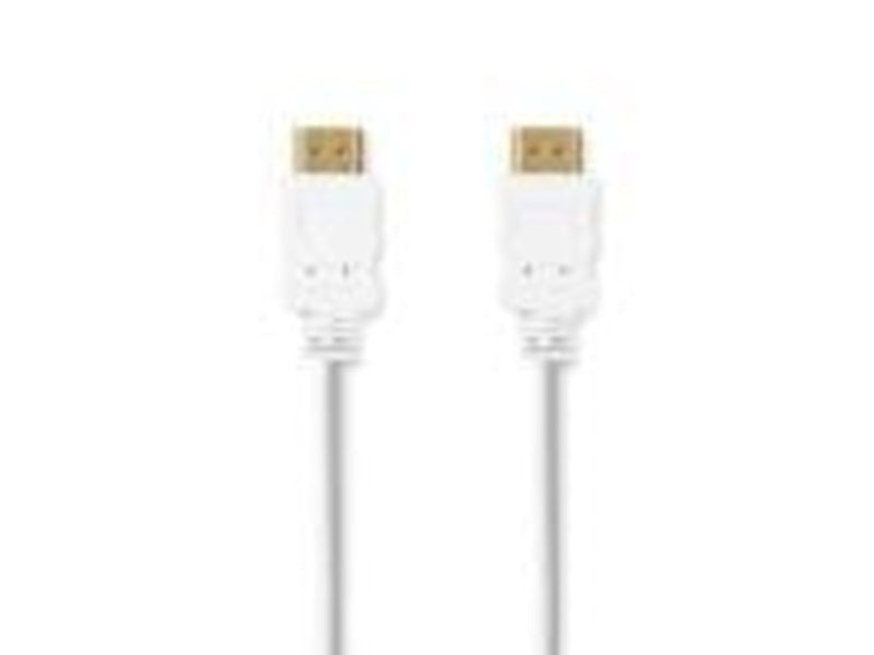 Nedis High Speed HDMI Cable with Ethernet | 4K@30Hz | ARC | 10.2 Gbps | 2.00 m | Round | PVC | White
