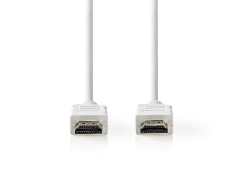 Nedis High Speed HDMI Cable with Ethernet | 4K@30Hz | ARC | 10.2 Gbps | 2.00 m | Round | PVC | White
