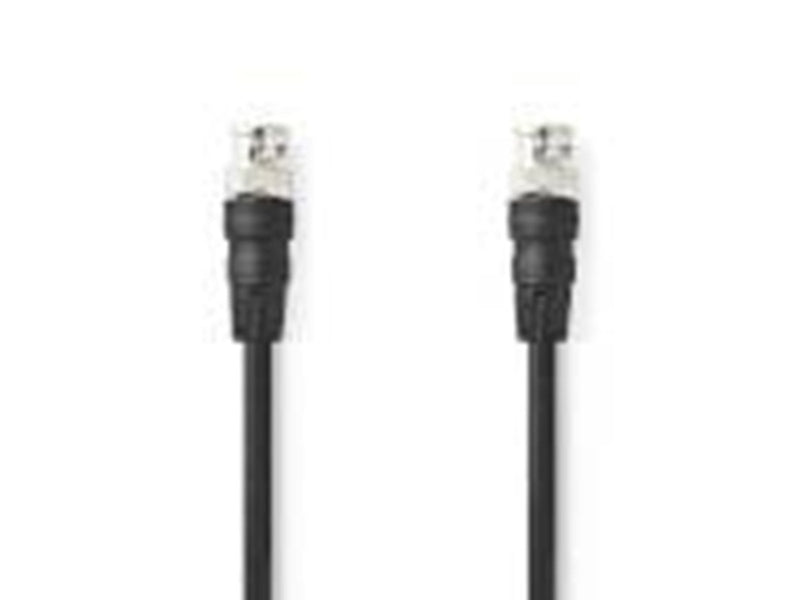 Nedis BNC Video Cable | Nickel Plated | 75 Ohm | 5.00 m | Round | PVC | Black