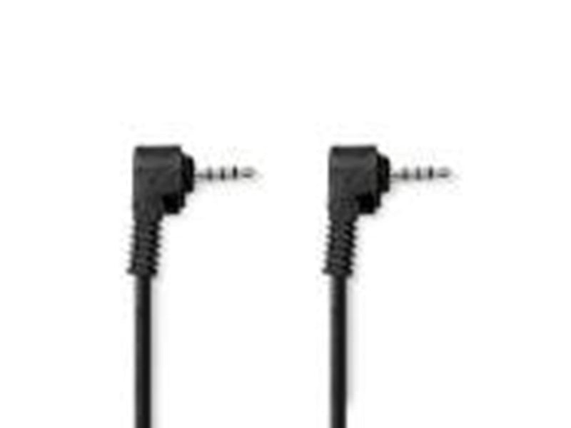 Nedis Audio Video Cable | 3.5 mm Male | Nickel Plated | 2.00 m | Round | PVC | Black