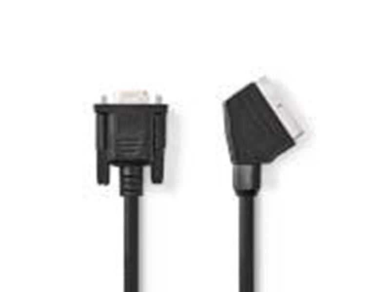Nedis SCART Cable | SCART Male | VGA Female | Nickel Plated